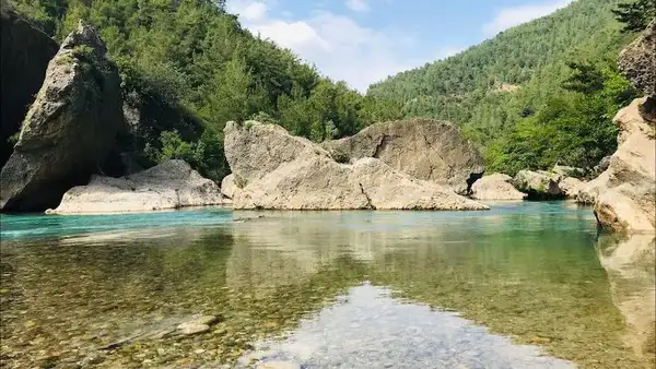 Alara Çayı (Ulugüney) Kapak Fotoğrafı,Antalya, Alara Çayı, Ulugüney Çayı, Orta Toroslar, Akdeniz, Alara Kalesi, Alarahan, doğal güzellikler, tarihi yapılar, kano, rafting, yüzme, piknik, balık avı